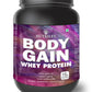 Nutriley Body Gain - Body Weight / Muscle Gainer Whey Protein Supplement  (1 KG)
