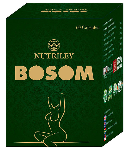 Nutriley Bosom - Breast Enlargement Capsules (60 Capsules)